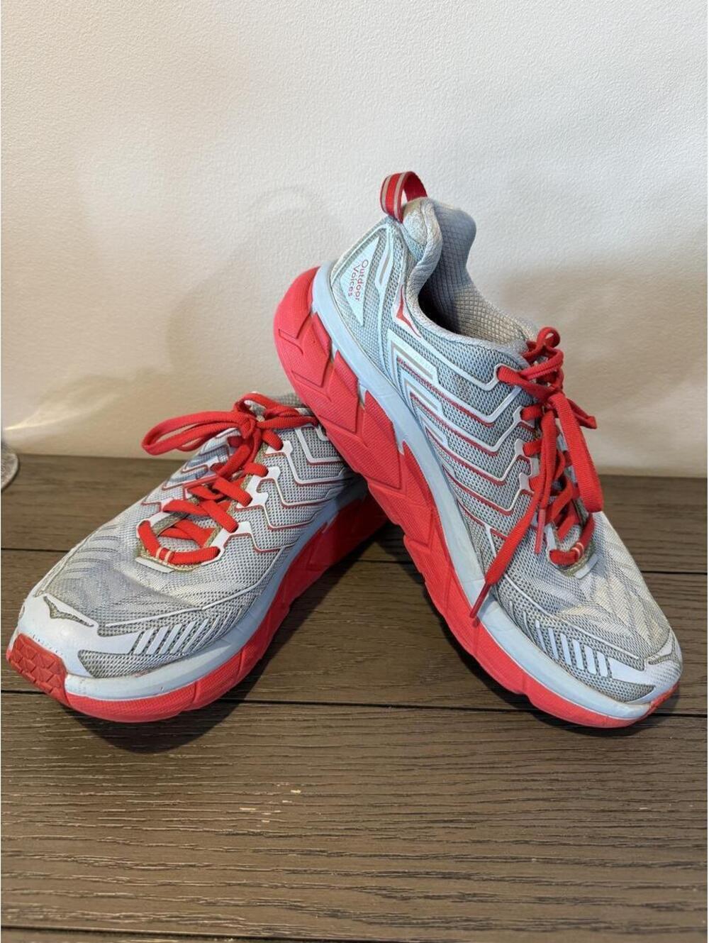 Hoka One One Women's Multi and Red Trainer